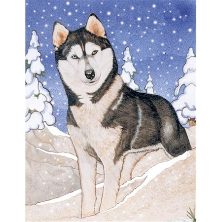 Gb Gifts Holiday Boxed Cards- Siberian Husky GB445457
